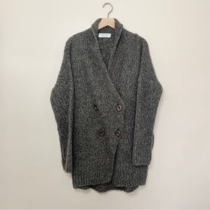 Kaos Grey Wool Cardigan